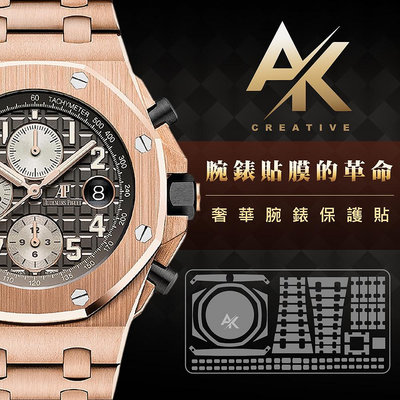 手錶保護膜 頂級TPU貼膜 AP 愛彼 ROYAL OAK CONCEPT皇家橡樹概念系列 保護膜 非RX8