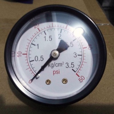 [CK五金小舖] 壓力錶 2" 3.5kg 埋入式 專業濾水器專用壓力錶 調壓錶 空壓機壓力錶 空壓錶 濾水錶