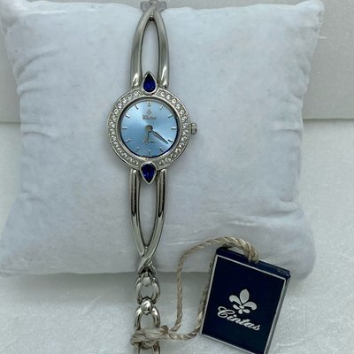 日本 Cintas 仙達時 典雅 復古 藍寶石水晶鏡面 不鏽鋼 防水石英女錶