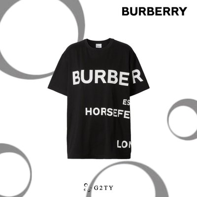 [G2TY] Burberry | Horseferry Print Cotton T-shirt 環形LOGO 短袖