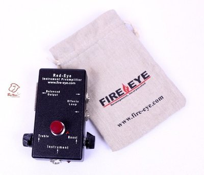 大鼻子樂器 2017 FireEye Red-Eye 單軌 前級 美國手工效果器 吉他.貝斯.烏克麗麗皆可用