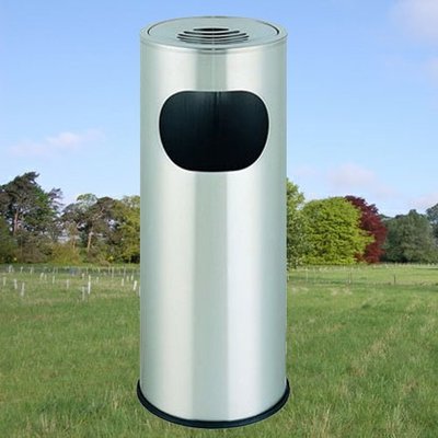 不銹鋼圓形煙灰垃圾桶 C25 煙灰/垃圾桶/置物/收納/回收