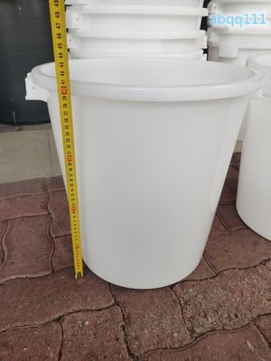 塑料圓桶高40cm圓桶高40公分桶水桶塑料桶食品白色桶高40cm白色水箱 水桶 手提水箱 儲水桶 儲水箱 密封桶 塑膠桶
