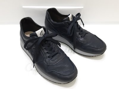 Hogan 義大利 專櫃正品 近新 黑色H標  繫帶 全皮透氣 男鞋 皮鞋 休閒鞋 運動鞋