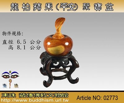 【東珠文物】龍柏蘋果聚寶盆。 02773