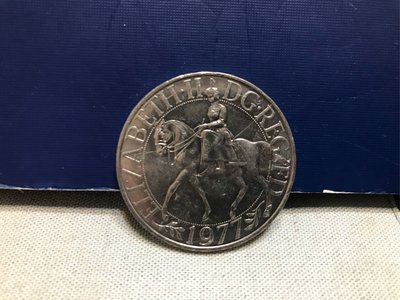 英國🇬🇧錢幣-1977年伊莉莎白二世登基25週年紀念幣
