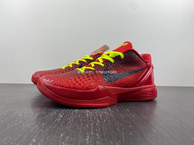 NIKE Zoom Kobe 6 ZK6 反轉紅色 黑勾 實戰 籃球鞋FV4921-600