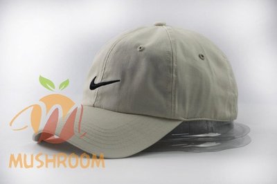 全新 現貨 NIKE 棒球帽 帽子 老帽 可調式 運動帽 基本 素面 春季 薄款 卡其色 免運
