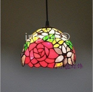 INPHIC-彩色玻璃歐式古典 燈飾吊燈走道燈書房燈吧檯燈、餐吊燈