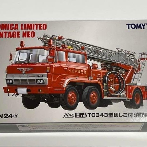 八田元氣小棧:日版－ 小山市消防署TOMICA TLV-N24b日野TC343型梯消防車 