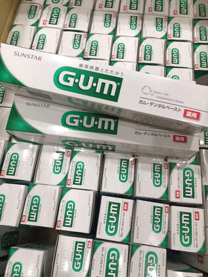 ￼現貨‼️開立發票 日本 GUM SUNSTAR 155G GUM牙膏 盒裝(日本原裝）