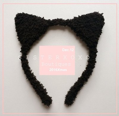 Sis KOREA style 韓國 少女心聖誕節PARTY 交換禮物 可愛猫耳朵髮箍
