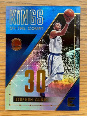 Stephen Curry 2017-18 Panini Essential Kings Of The Court 金州勇士 柯瑞 咖哩 球員卡 炫麗特卡SP