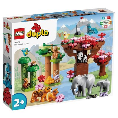 台中＊宏富玩具＊樂高積木 LEGO DUPLO Town 10974 亞洲野生動物原價3699元