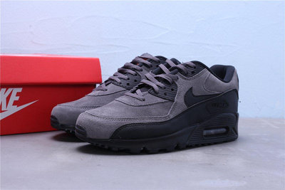 Nike Air Max 90 Essential 黑灰 麂皮 休閒運動鞋 男鞋 AJ1285-025【ADIDAS x NIKE】