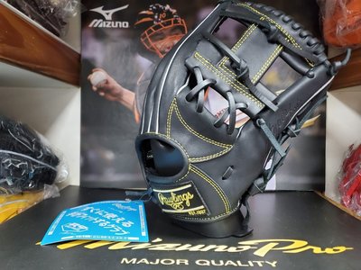 RAWLINGS GJ2R9G9M 日本進口 少年 兒童 棒球手套 全牛皮 11吋 黑 工字 特價3600