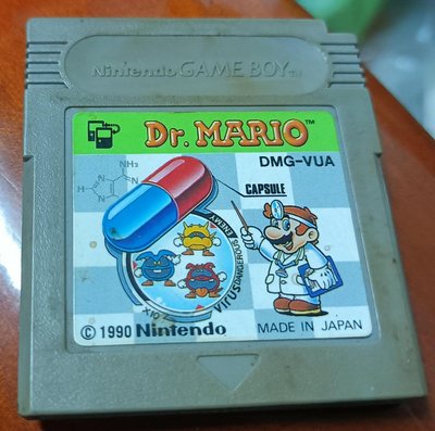 GAME BOY卡帶--博士瑪利歐 Dr Mario / 2手