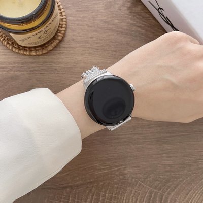 森尼3C-谷歌手錶帶 男女錶帶 顯瘦細款 不鏽鋼金屬 金屬錶帶 於 google pixel watch 通用款 金屬錶帶-品質保證