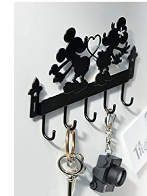 日本製 好品質 限量品 有磁性牆壁上鑰匙掛勾掛環鉤子掛架正品迪士尼米奇米老鼠鉤子衣帽掛鉤裝飾品送禮禮物 6339c