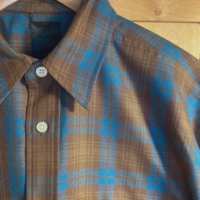 100％原廠DAIWA PIER39 21AW TECH FLANNEL WORKER'S SHIRTS條紋格子襯衫