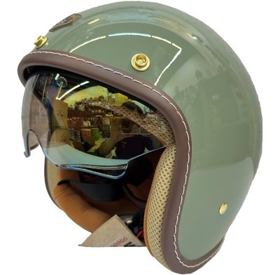 《JAP》GP-5 339A 精裝版 超輕量騎士帽 工裝綠  安全帽 內鏡片