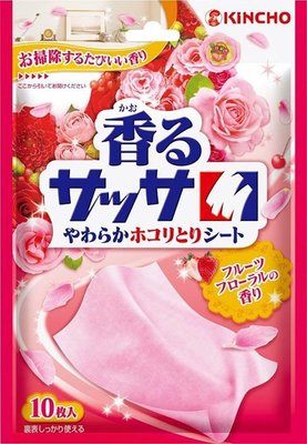 【JPGO日本購】日本製 KINCHO 金鳥牌 玫瑰芳香清潔片 10片入 #000