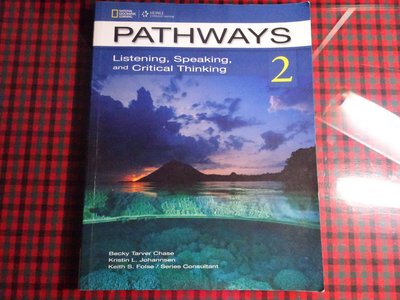 Pathways 2: Listening, Speaking,9781133307693 少量鉛筆畫記