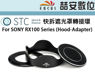 《喆安數位》STC HoodAdapter轉接環快拆遮光罩組 SONY RX100 系列 RX100 M6/M5 1