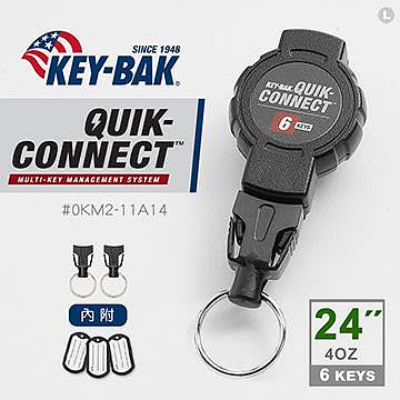 【EMS軍】KEY-BAK Quick Connect系列 24” 可拆式伸縮鑰匙圈#0KM2-11A14