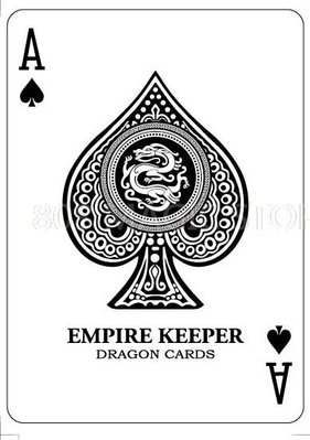 [808 MAGIC] Empire Keeper Dragon 特殊牌 字白 材質更勝 Bicycle 120NT.