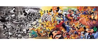 950-568 絕版950片日本進口拼圖 迪士尼 米奇 歷代經典場景