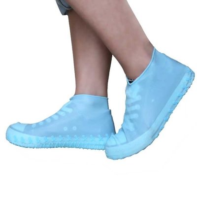 防水鞋套 硅膠雨鞋套防水下雨天防滑加厚耐磨底男女兒童雨靴套戶外乳膠腳套