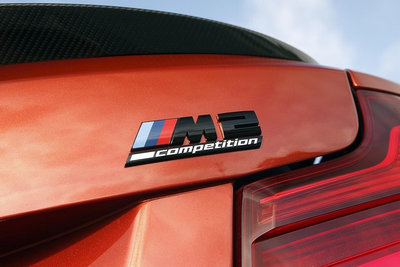 【樂駒】BMW F87 M2 Competition 高光黑字標 原廠 後車廂 Rear Trunk Badge