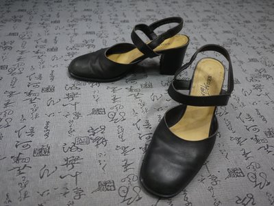 日本製 REGAL TAILORED 真皮粗跟涼鞋 USA 7 EUR 38 JPN 24 CM