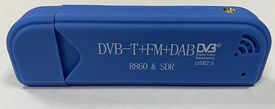 軟體無線電 DVB-T+DAB+FM+SDR RTL2832U/R820T2/R860 數位電視棒 [獨家附送安裝說明]+轉接頭