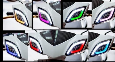 【翰翰二輪】含安裝 免運 新款GMS嘉瑪斯 三代勁戰 D1七彩日行燈 LED方向燈模組 GAMMAS 新勁戰R3 M3