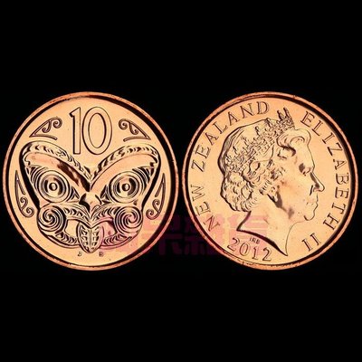 森羅本舖 現貨全新 紐西蘭 10分 年份隨機 圖騰 英國女王 伊莉莎白二世 皇家 硬幣 錢 新西蘭 紐幣