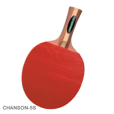 "爾東體育" CHANSON 強生 CHANSON-5S 五層合板精製負手拍 桌球拍 刀拍 乒乓球拍 桌拍 (一組2支)