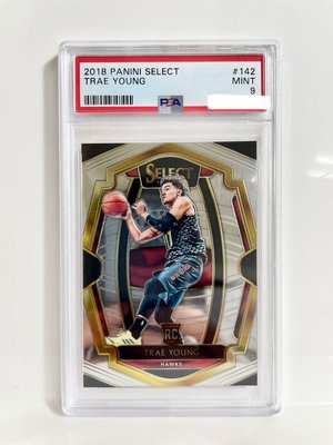 TRAE YOUNG RC 新人卡 2018 SELECT LV2  #142 PSA9 rookie 鑑定卡