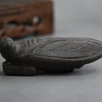 現貨熱銷-【紀念幣】古玩紅山文化隕石隕鐵西藏收珍寶級文玩蟬一鳴驚人