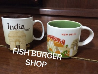 《印度 + 新德里 2個一組不拆》 Starbucks City Mug India Delhi 星巴克 城市杯 馬克杯