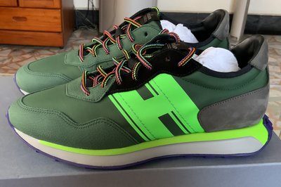 全新 HOGAN H601 綠色 慢跑鞋 運動鞋  1元起標