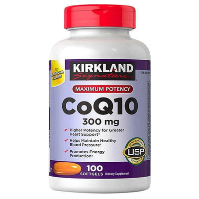 【零點旗艦店】現貨 美國進口 Kirkland柯克蘭Q10輔酶coq10高含量300mg100粒