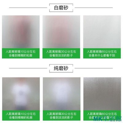 MK精品❍免膠玻璃貼紙貼紙透光不透明浴室衛生間辦公室窗戶防走光磨砂貼膜