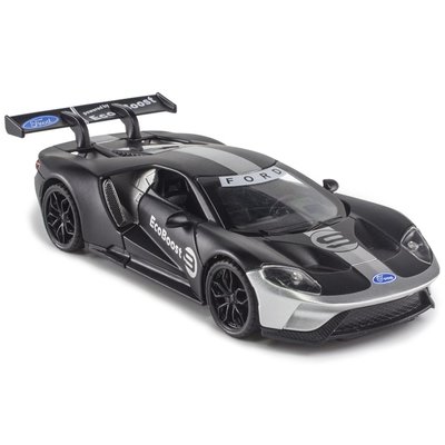 現貨汽車模型機車模型擺件1:32福特GT合金仿真汽車模型WISH兒童小跑車聲光回力玩具車模