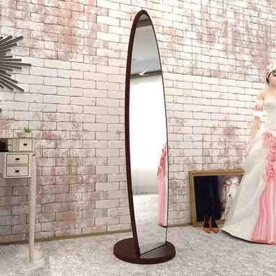 特價新品全身鏡穿衣鏡f旋轉試衣鏡落地鏡換衣鏡立體鏡子粉色女臥室家
