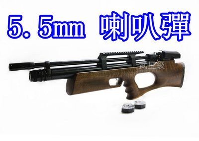 台南 武星級 BULL PCP 5.5mm 喇叭彈 高壓 空氣槍(BB槍鉛彈膛線大鋼瓶打氣筒水肺co2槍競技槍
