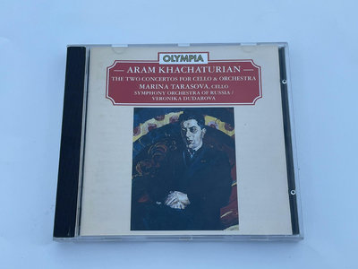 【二手】OLYMPIA 哈恰圖良大提琴協奏曲 俄羅斯大提琴交響樂團40886卡帶 CD 黑膠