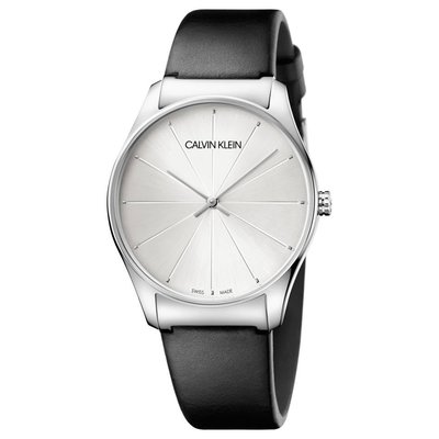 『中美鐘錶』可議價 Calvin Klein Classic 男設計款時尚錶(K4D211C6)