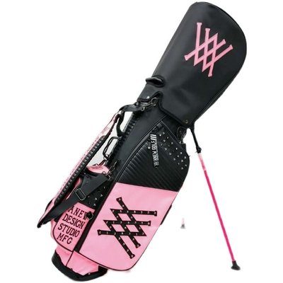【滿額折價】韓國潮牌ANEW高爾夫球包 時尚鉚釘款支架包 GOLF包男女高爾夫球袋